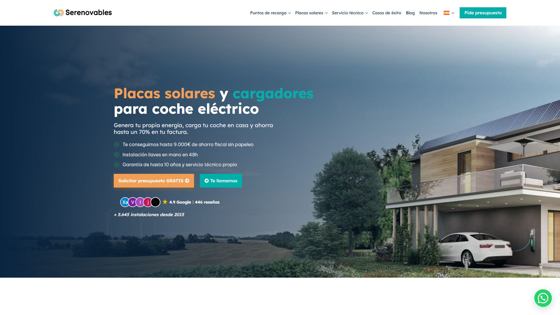 Captura de la web SE Renovables, realizada por Marc Sabina en CroCoWorks