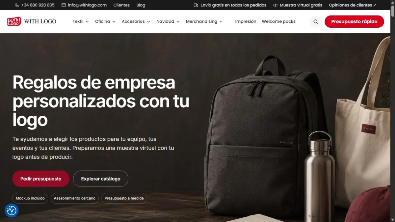 Captura de la web Withlogo, realizada por Marc Sabina en CroCoWorks