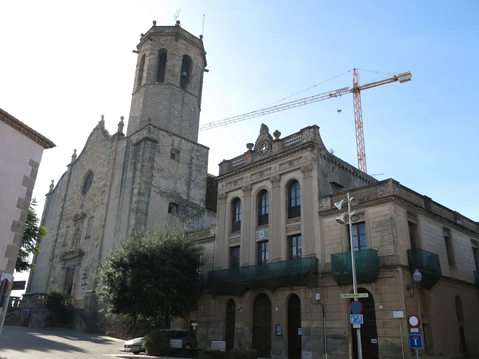 Sant Baldiri y la plaça de la Constitució, Sant Boi de Llobregat
